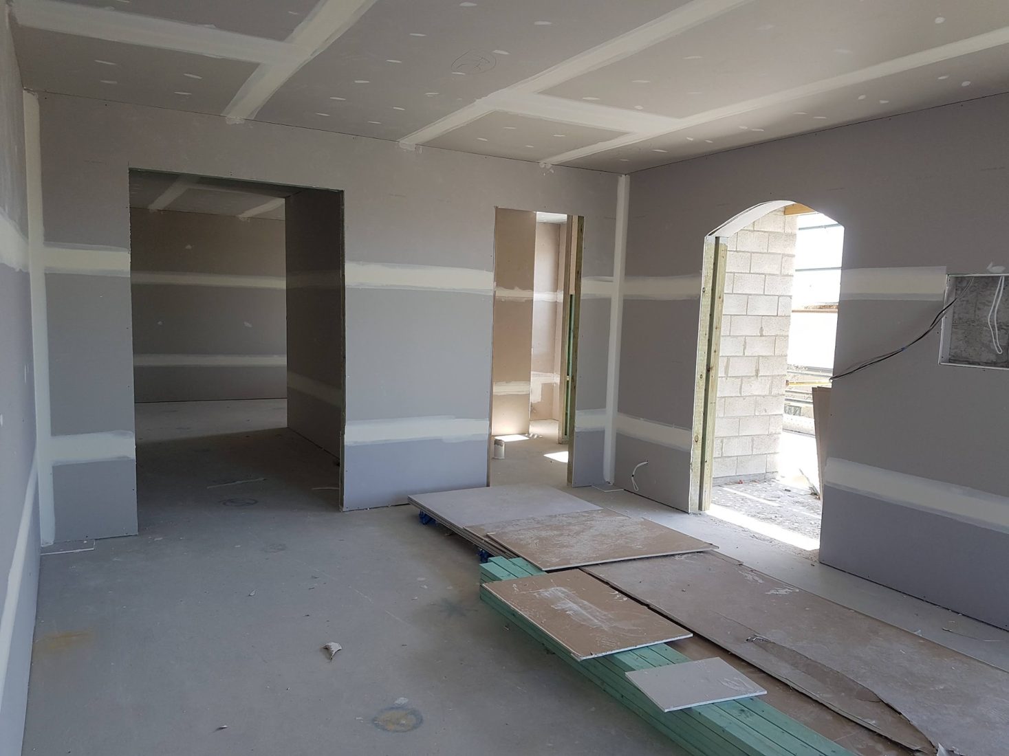 Plasterboard Sheeting — Sunshine Coast plastering work